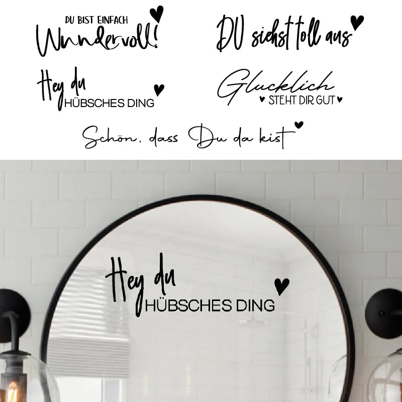 LOSARIS - Affirmation Spiegel-Sticker
