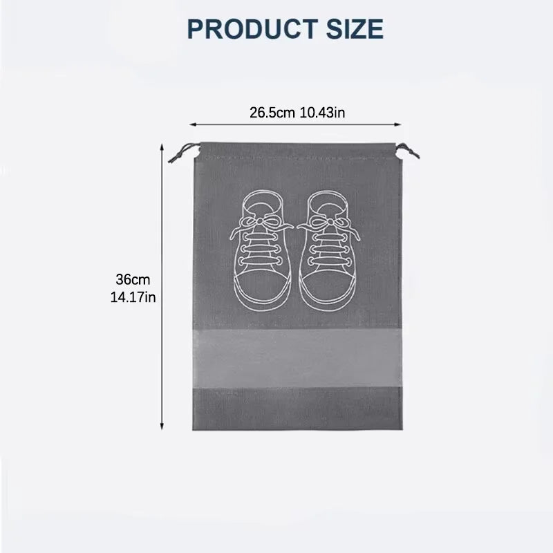 Schuh-Organizer Taschen – 5er Set | Vliesstoff, wasserfest