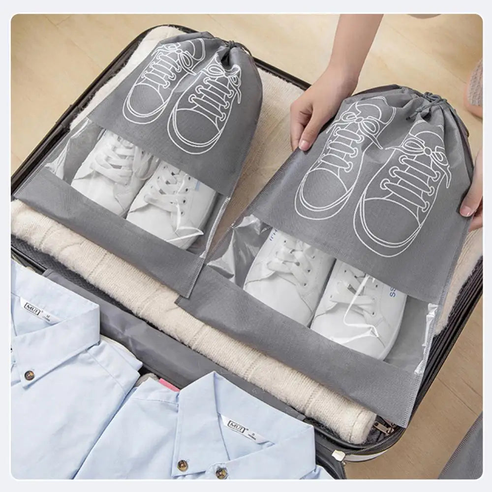 Schuh-Organizer Taschen – 5er Set | Vliesstoff, wasserfest