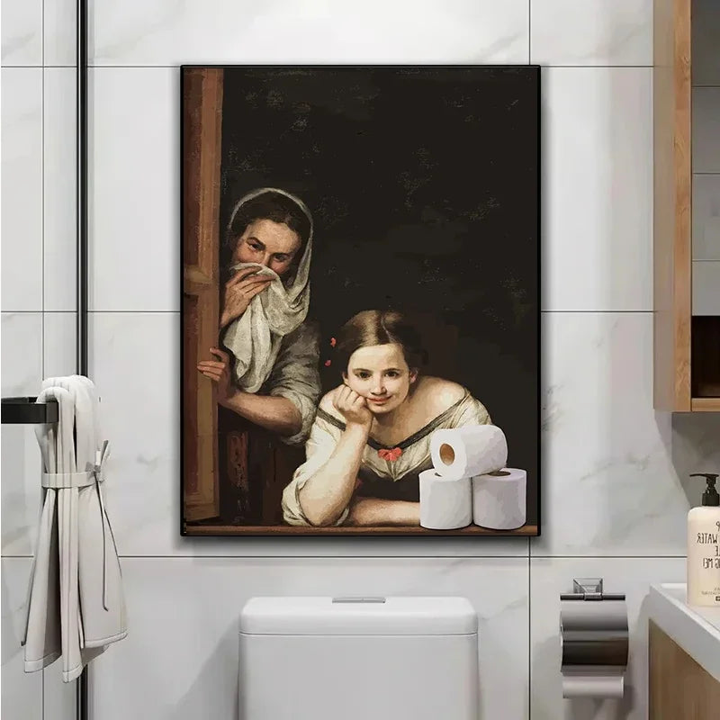 LOSARIS - Funny Art Badezimmerbild