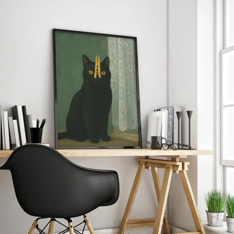 LOSARIS - Dark Mood Katzenposter - Edition II