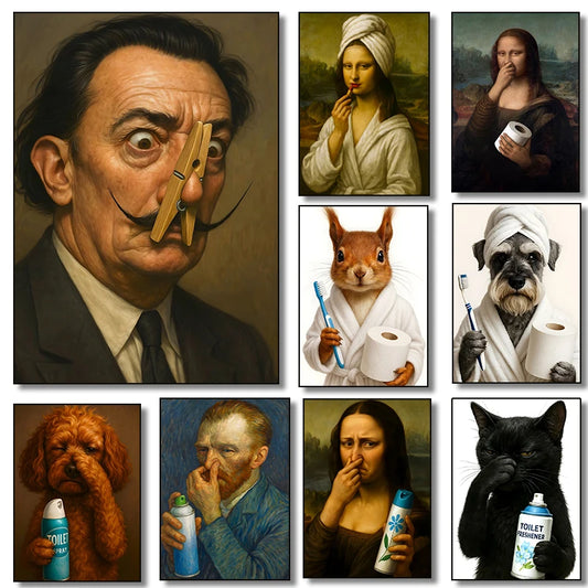 LOSARIS - Funny Bathroom Art