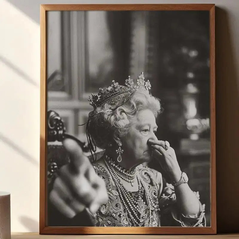 LOSARIS - Retro Queen Wandbild