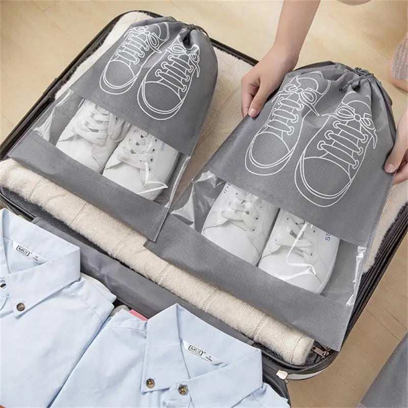 Schuh-Organizer Taschen – 5er Set | Vliesstoff, wasserfest