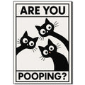 LOSARIS - Funny Cat Badezimmerbild