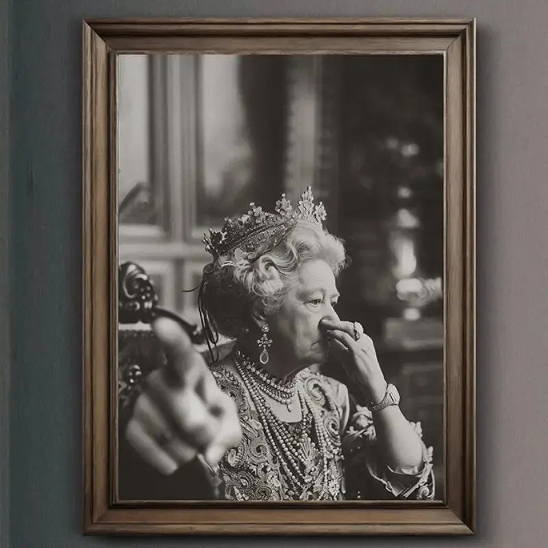 LOSARIS - Retro Queen Wandbild