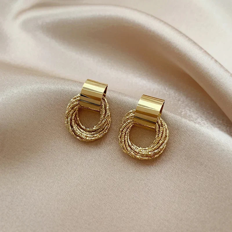 Losaris - French Pearl Hoop Earrings