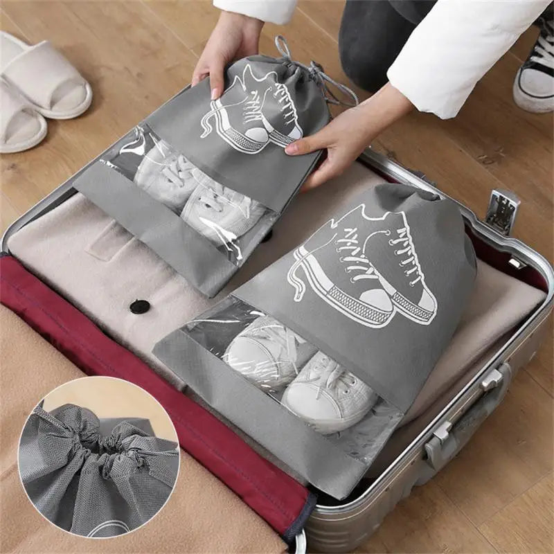 Schuh-Organizer Taschen – 5er Set | Vliesstoff, wasserfest