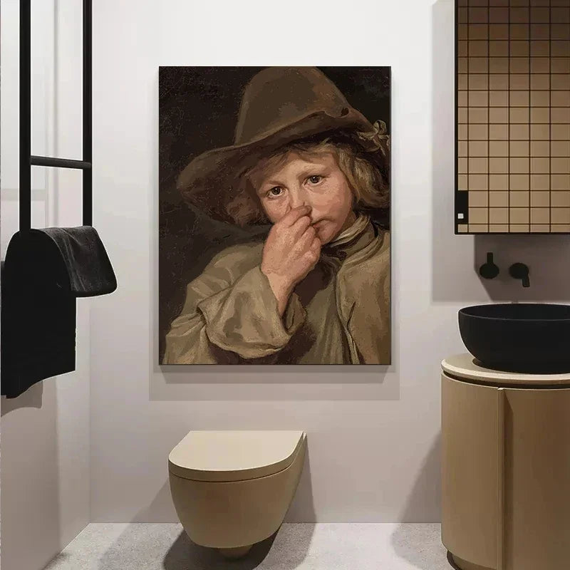 LOSARIS - Funny Art Badezimmerbild