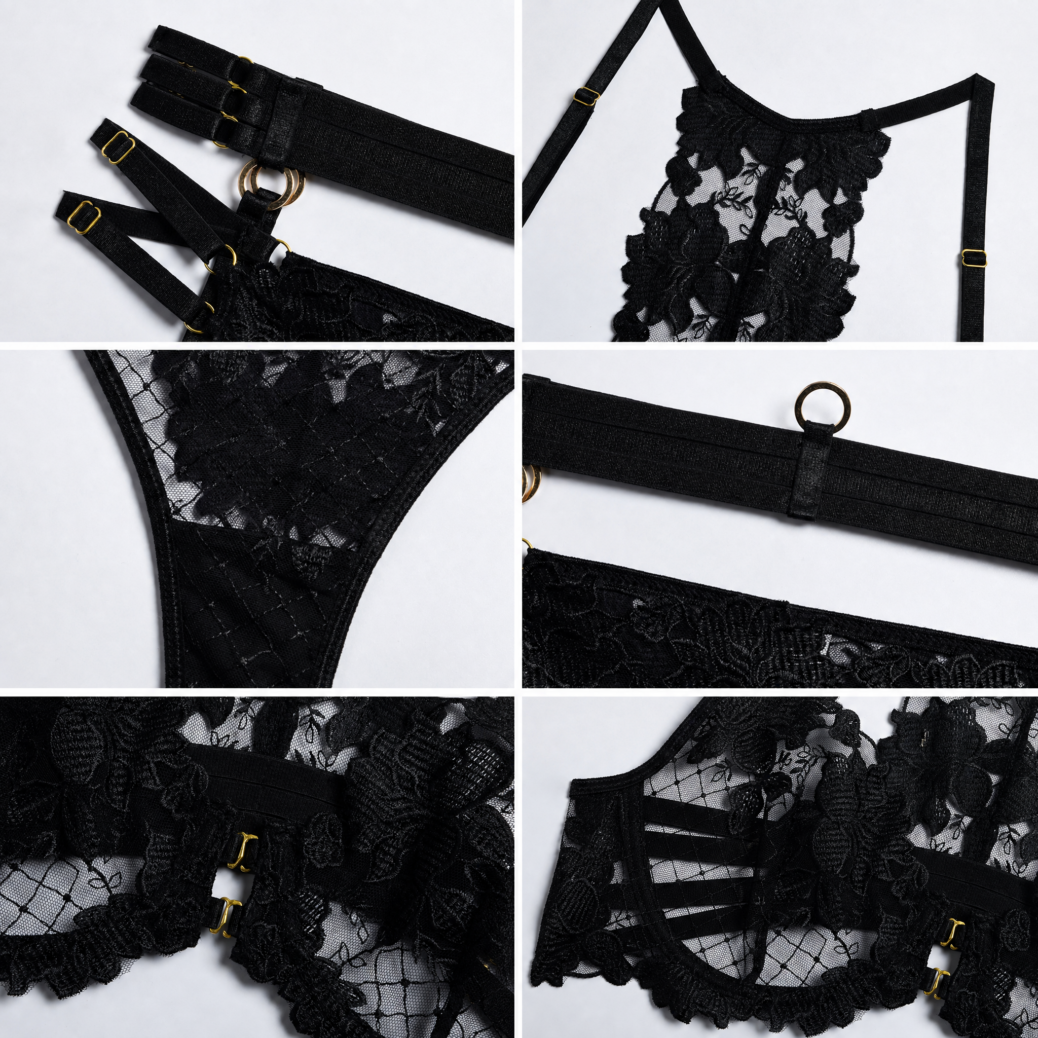 Noir Embroidery Set