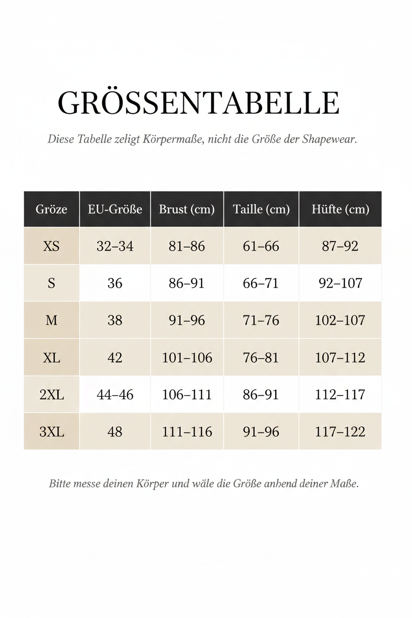 Grössentabelle Losaris