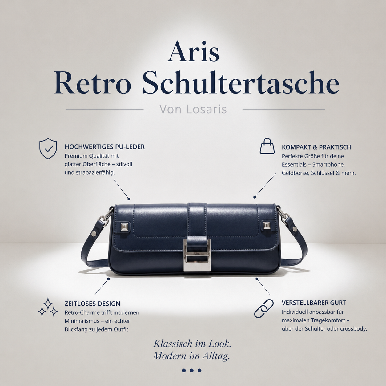 Aris Noir Bag