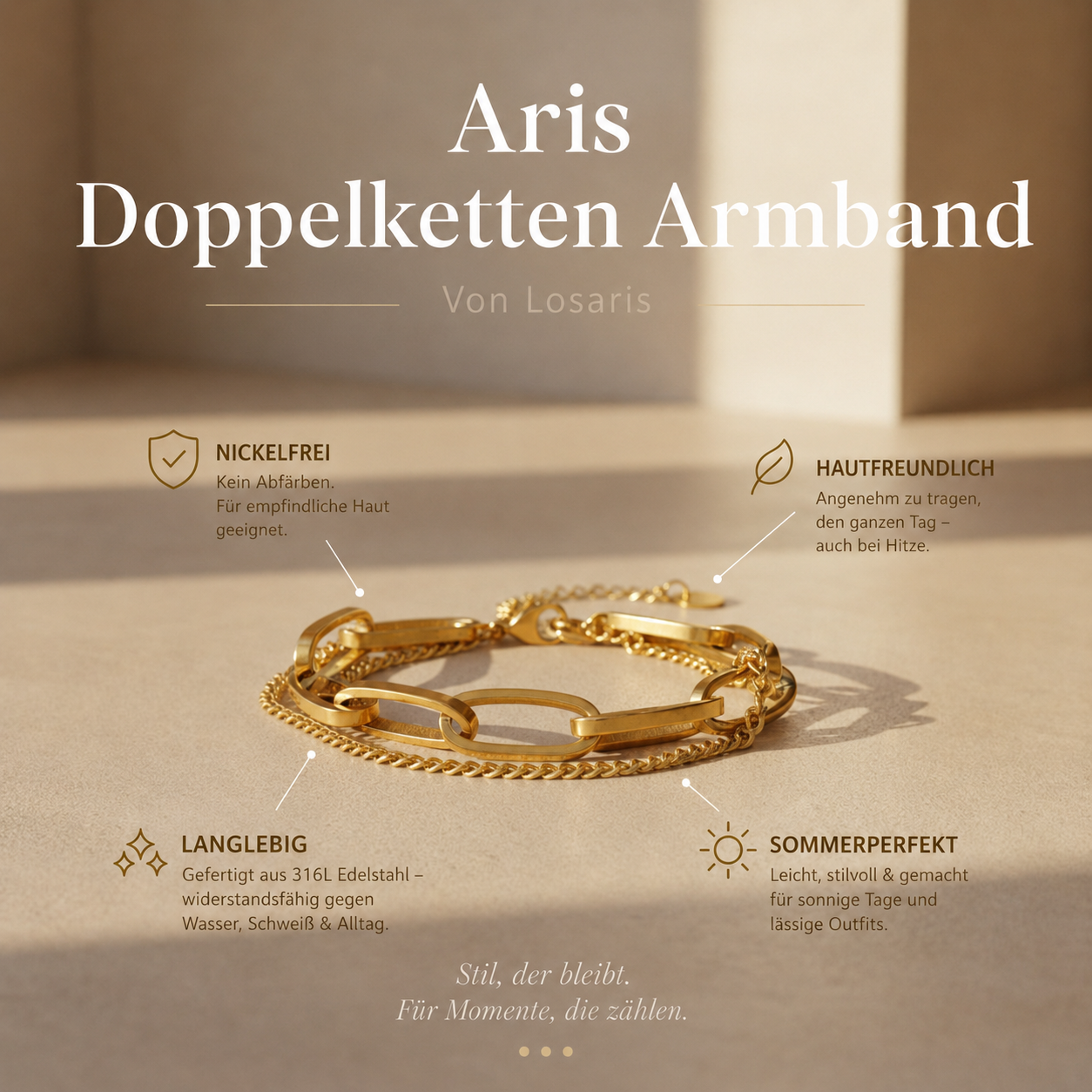 Aris Steel Bracelet